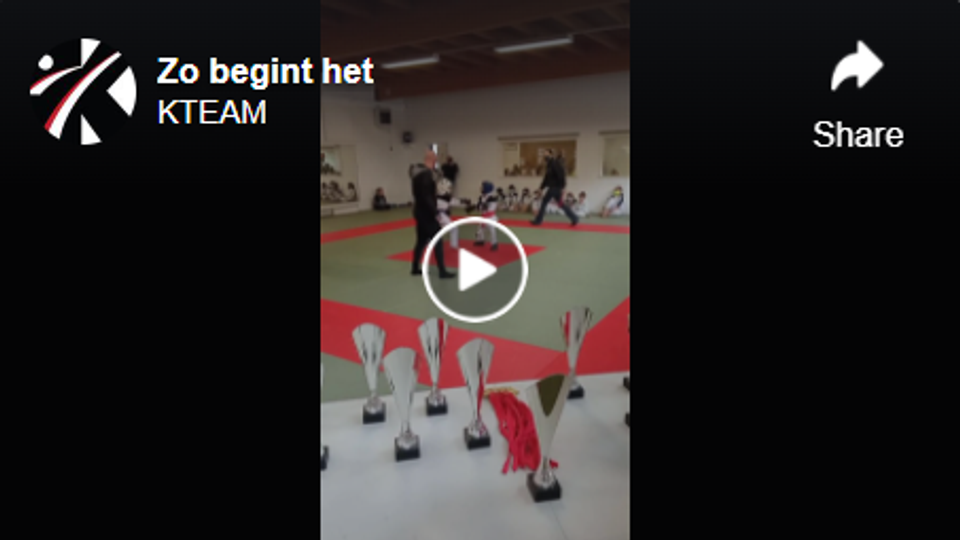 Training Kteam - Zo begint het